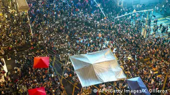 China Studentenprotest in Hongkong Occupy Central