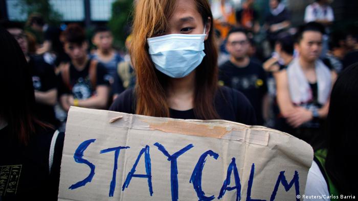 Bildergalerie Proteste in Hongkong - Parade in Peking