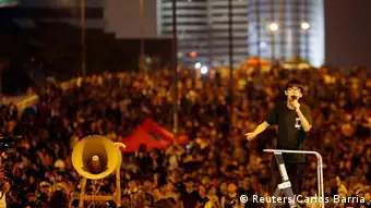 Bildergalerie Proteste in Hongkong 02.10.2014