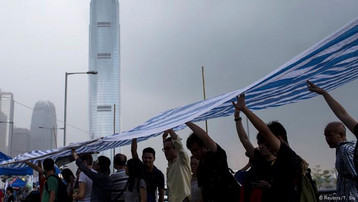 Proteste in Hongkong 03.10.2014