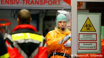 Ebola Patient in die Uni-Klinik Frankfurt eingeliefert 03.10.2014