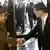 Встреча начальника политического управления северокорейской армии Хван Бен Со и южнокорейского министра объединения Рю Гиль Чжэ 4 октября в Инчхоне