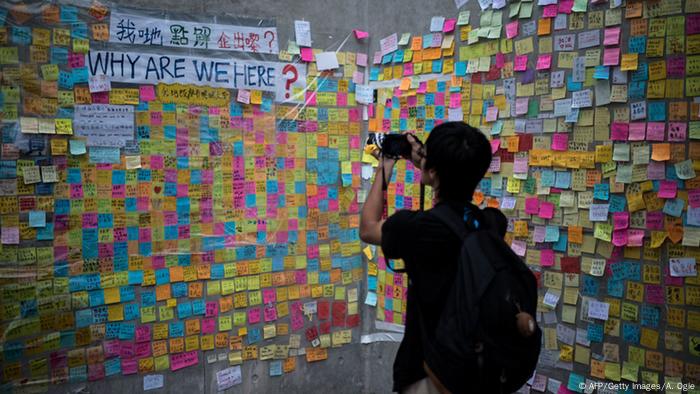 Proteste in Hongkong 04.10.2014