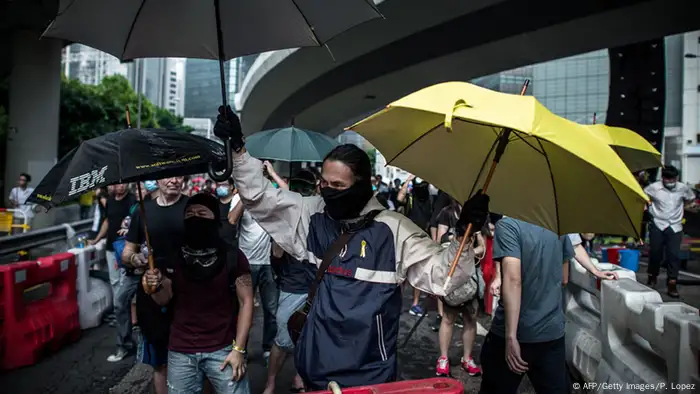 Proteste in Hongkong 04.10.2014