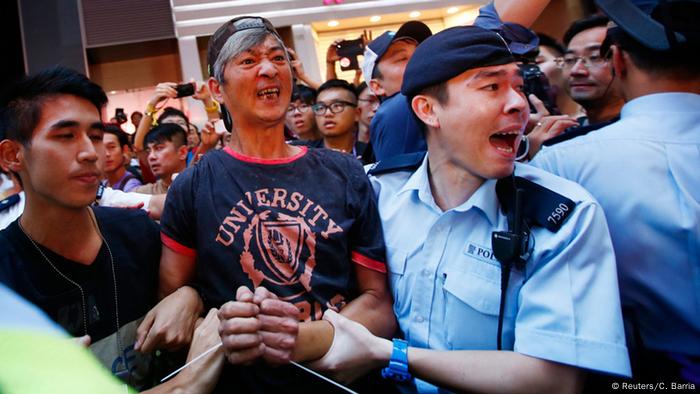 Proteste in Hongkong 04.10.2014
