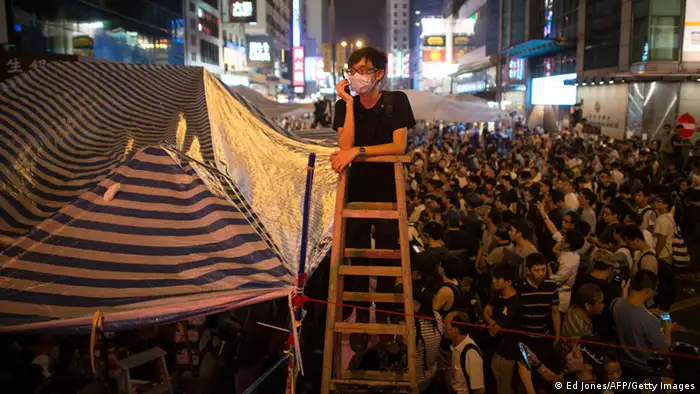 Proteste in Hongkong 05.10.2014