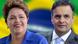 Die brasilianische Präsidentin Dilma Rousseff und ihr Herausforderer Aécio Neves, 10.6. 2014 Die brasilianische Präsidentin Dilma Rousseff und ihr Herausforderer Aécio Neves, 10.6. 2014
