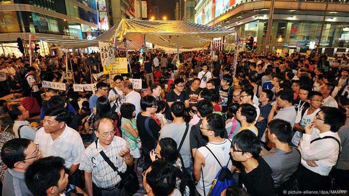 China Hongkong Demonstrationen Studenten und Regierung einig über Verhandlungen