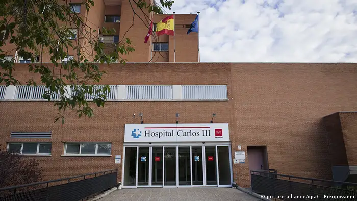 Spanien Krankenhaus Carlos III in Madrid Ebola