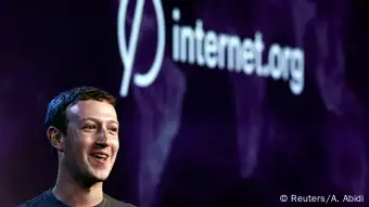 Indien USA Internet Facebook Gründer Mark Zuckerberg in New Delhi