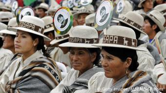 Mujeres quechua en Bolivia.