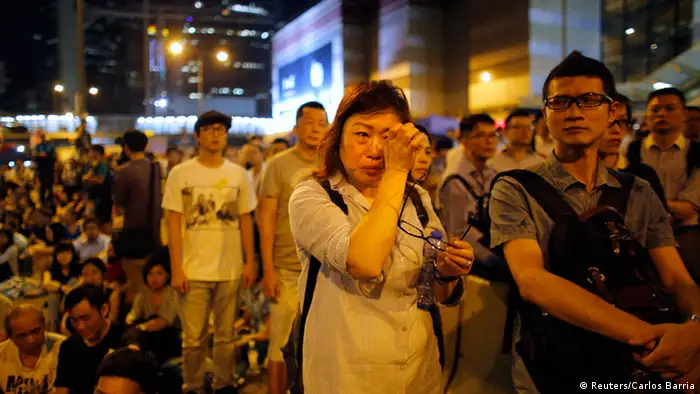 Hongkong Demonstranten Reaktion Absage Gespräche Regierung 09.10.2014