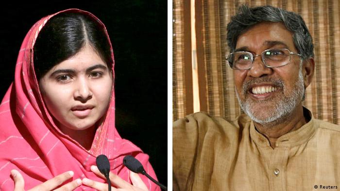 Friedensnobelpreis 2014 Malala Yousafzai, Kailash Satyarthi