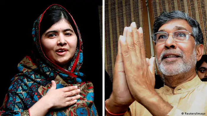 Friedensnobelpreis 2014 Malala Yousafzai, Kailash Satyarthi