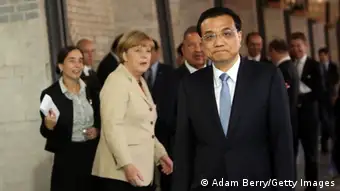 Deutsch-chinesische Regierungskonsultationen in Berlin Merkel Li Keqiang 10.10.2014