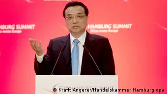 The Hamburg Summit 2014 Li Keqiang 11.10.2014 EINSCHRÄNKUNG