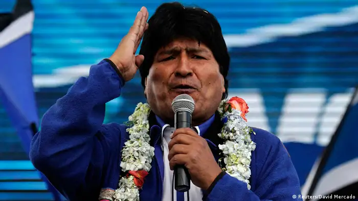 Wahl Bolivien Wahlkampf Evo Morales 08.10.2014 (Reuters/David Mercado)