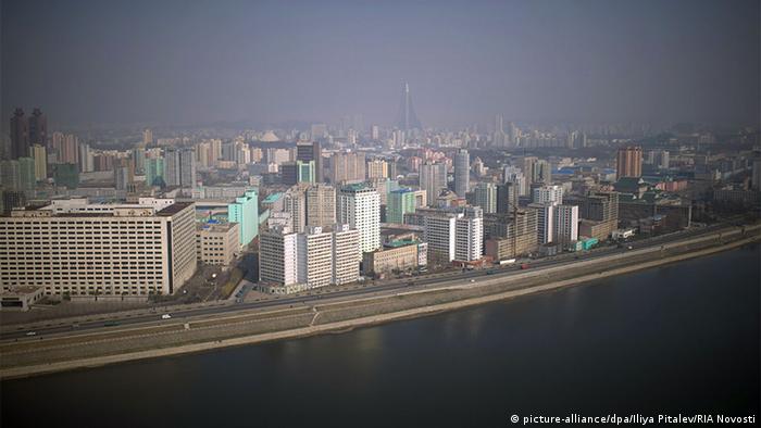 Skyline von Pjöngjang, Nordkorea