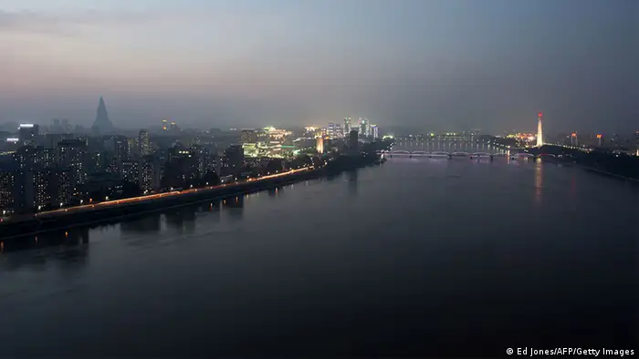 Skyline von Pjöngjang, Nordkorea