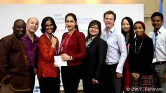 UN Volunteers during the DW Akademie Media Training in 2014 (photo: DW/F. Rohmann)