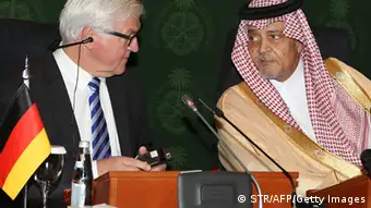 Saudi-Arabien Deutschland Frank-Walter Steinmeier bei Saud al-Faisal in Djiddah