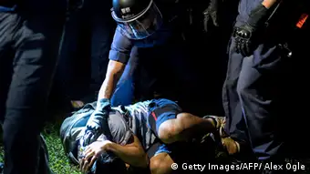 Hong Kong Polizei Demonstrant Gewalt Polizeigewalt