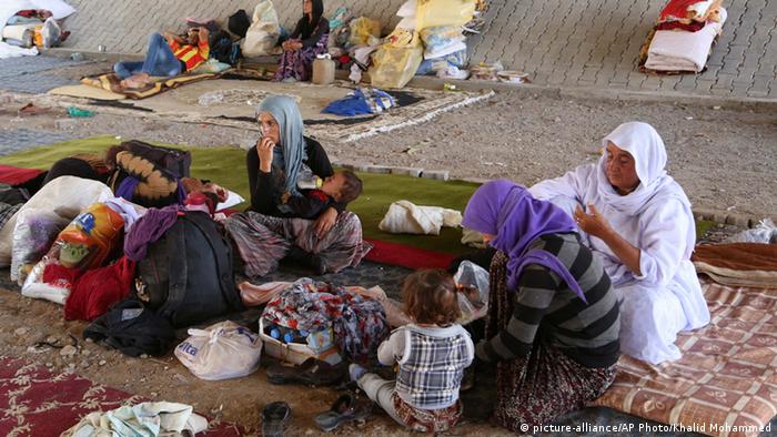 Irak jesidische Flüchtlinge 