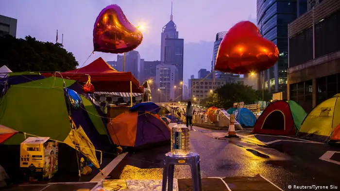 Proteste in Hongkong 16.10.2014
