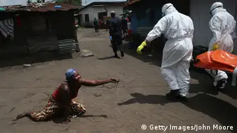 Ebola Opfer Angehörige 10.10.2014 Liberia