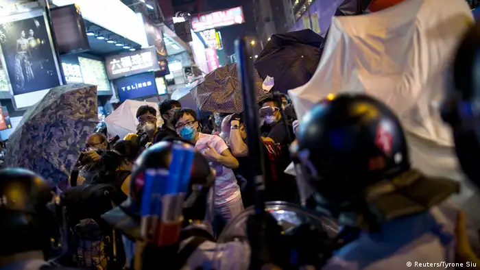 Proteste in Hongkong 17.10.2014