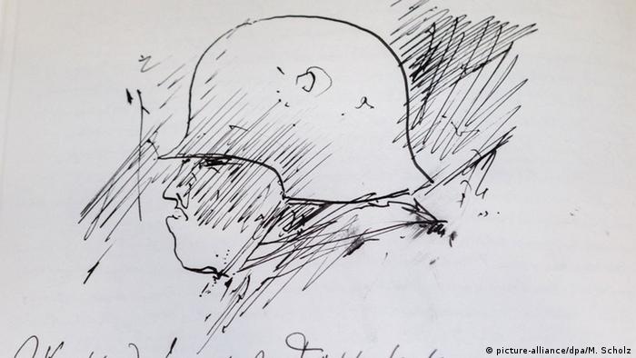 Автопортрет Гюнтера Грасса