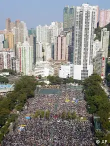 Demonstration in Hongkong
