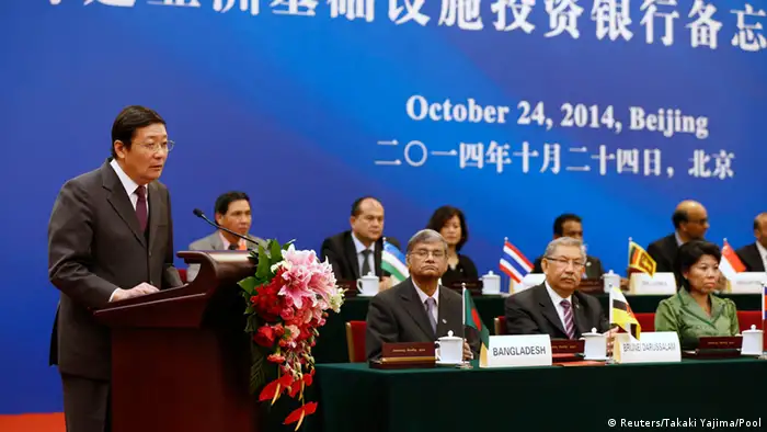 21 Staaten in AIIB: Neue Entwicklungsbank in Asien ensteht