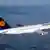 Lufthansa plane in the air