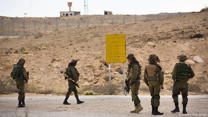 Grenze Israel Ägypten Sinai 22.10.2014