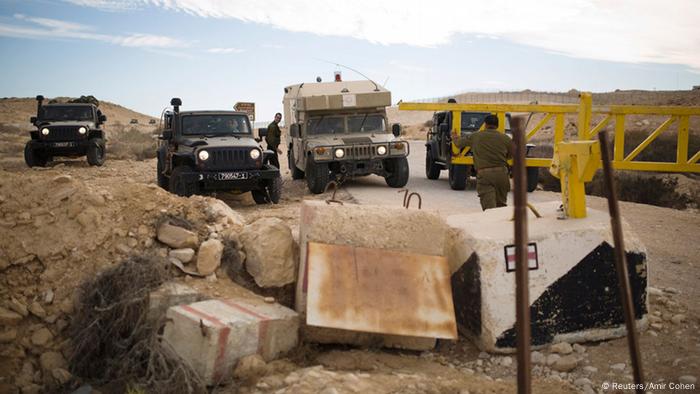 Grenze Israel Ägypten Sinai 22.10.2014