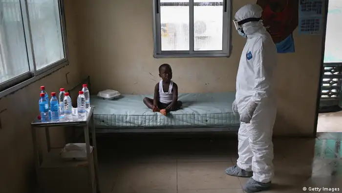 Ebola Patient in Monrovia Liberia