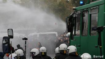 Riots in Cologne (Photo: DW/G. Borrud)