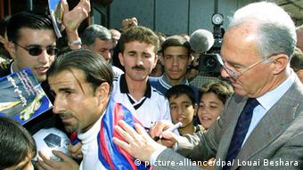 Franz Beckenbauer in Syria in 2001