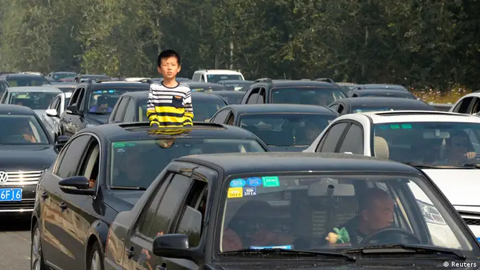 China Autobahn Stau Oktober 2014