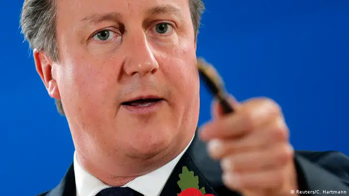 EU Großbritannien Premierminister David Cameron Pressekonferenz in Brüssel