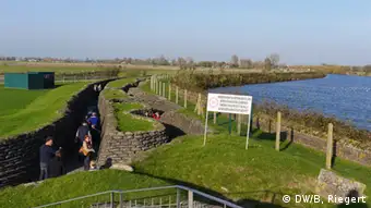 Belgien Schützengräben des Ersten Weltkriegs bei Diksmuide
