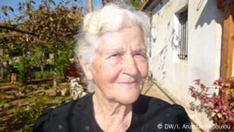 Η Ερμιόνη Πρίγκου στο χωράφι της