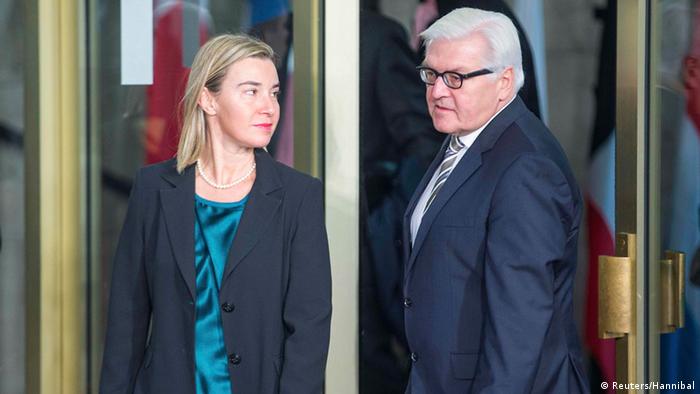 Федерика Могерини и Франк-Вальтер Штайнмайер (фото из архива)