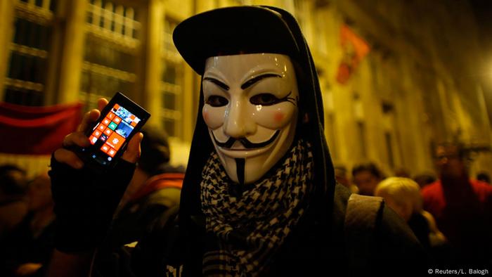 Proteste gegen Internet-Steuer in Ungarn (Foto: Getty Images)