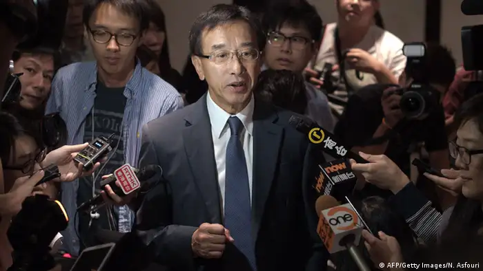 James Tien Pressekonferenz in Hongkong 29.10.2014