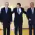 Tusk, van Rompuy, Barroso und Juncker in Brüssel