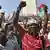Burkina Faso Jubel nach dem Rücktritt des Präsidenten Compaore 31.10.2014