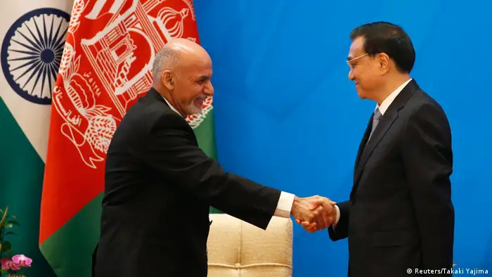 Afghanischer Präsident Ashraf Ghani in Peking