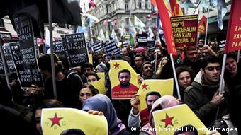 Pro-kurdische Demonstration in Istanbul 01.11.2014